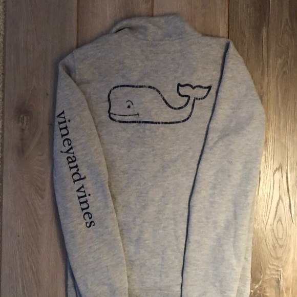 Soft Grey Quarter-Zip - Picture 3 of 3